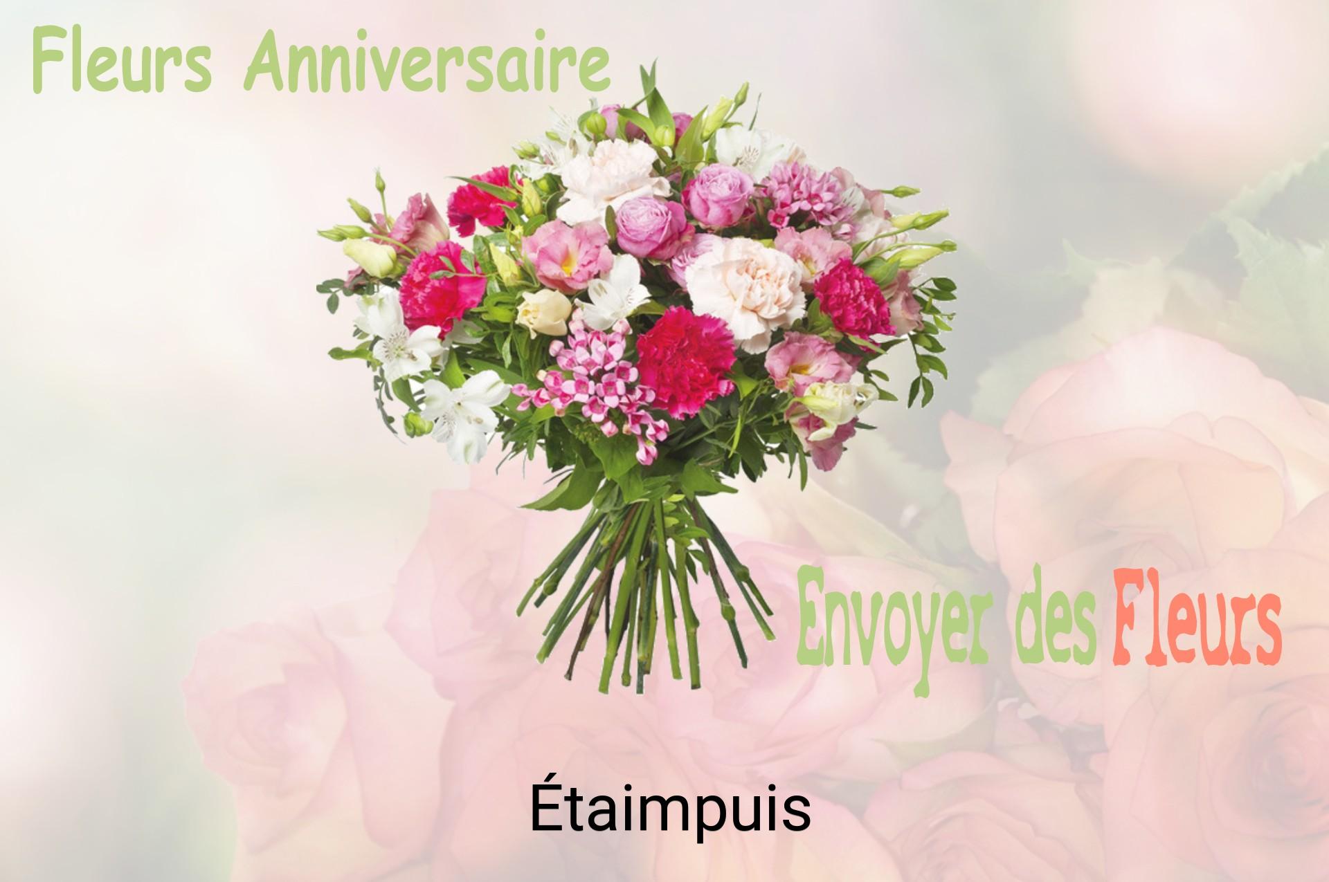 Bouquet de fleurs d’anniversaire livré à Étaimpuis